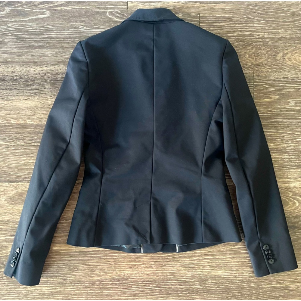 Mango Basics Structured Suit Blazer In Black, Siz… - image 5